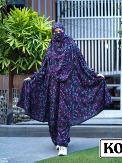 Khimar with plaju  - Code K05