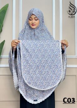 Alternative view of Cotton Salat Hijab -