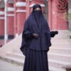 Two Side Cut Hijab Niqab-TC-03