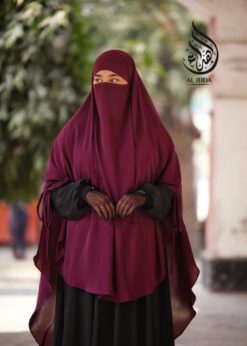 Two Side Cut Hijab Niqab-TC-01