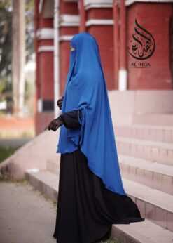 Alternative view of Two Side Cut Hijab Niqab-TC-6