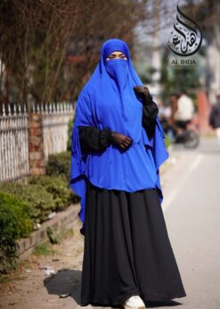 Alternative view of Two Side Cut Hijab Niqab-TC-8