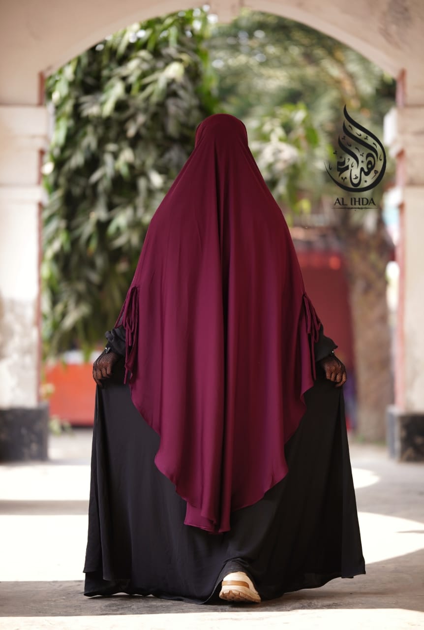 Two Side Cut Hijab Niqab-TC-01 - Image 4