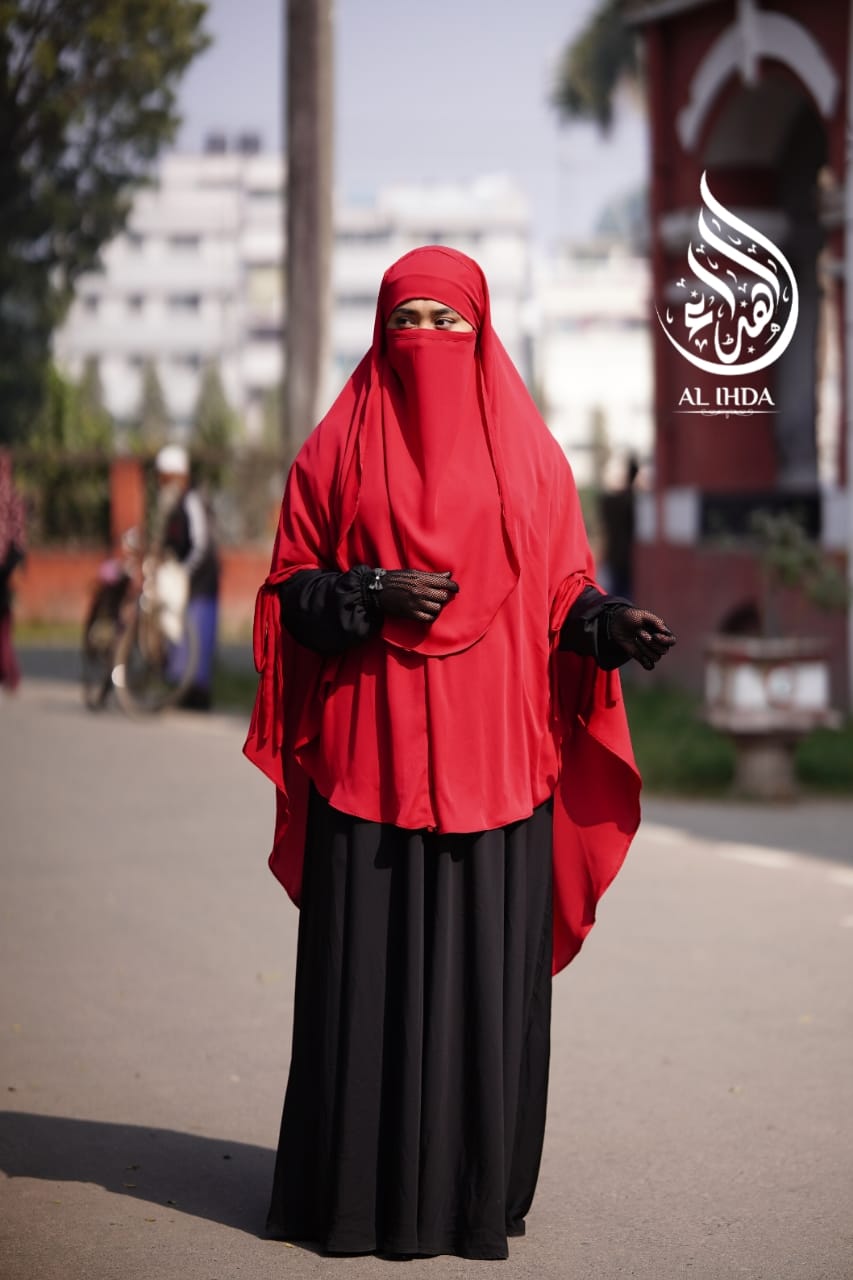 Two Side Cut Hijab Niqab-TC-04