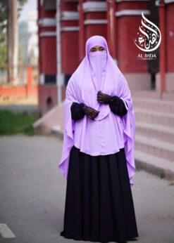 Alternative view of Two Side Cut Hijab Niqab-TC-7