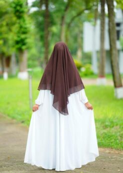Alternative view of Premium 2-Layer Ready Hijab-hc8