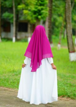 Alternative view of Premium 2-Layer Ready Hijab-hc3
