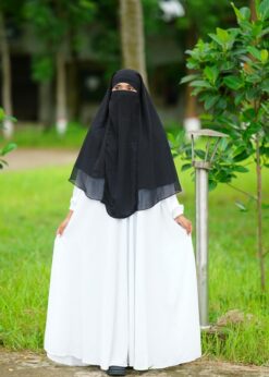 Alternative view of Premium 2-Layer Ready Hijab-hc15