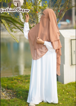 Alternative view of 3 Layer Ready Hijab-LRH16