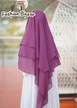 Alternative view of 3 Layer Ready Hijab-LRH17