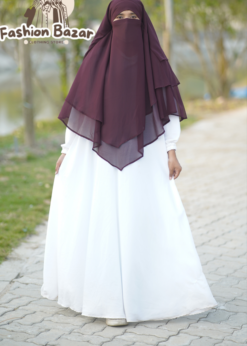 Alternative view of 3 Layer Ready Hijab-LRH19