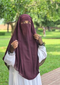 Alternative view of Premium 2-Layer Ready Hijab-hc18