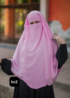 Alternative view of Premium 2-Layer Ready Hijab-hc5