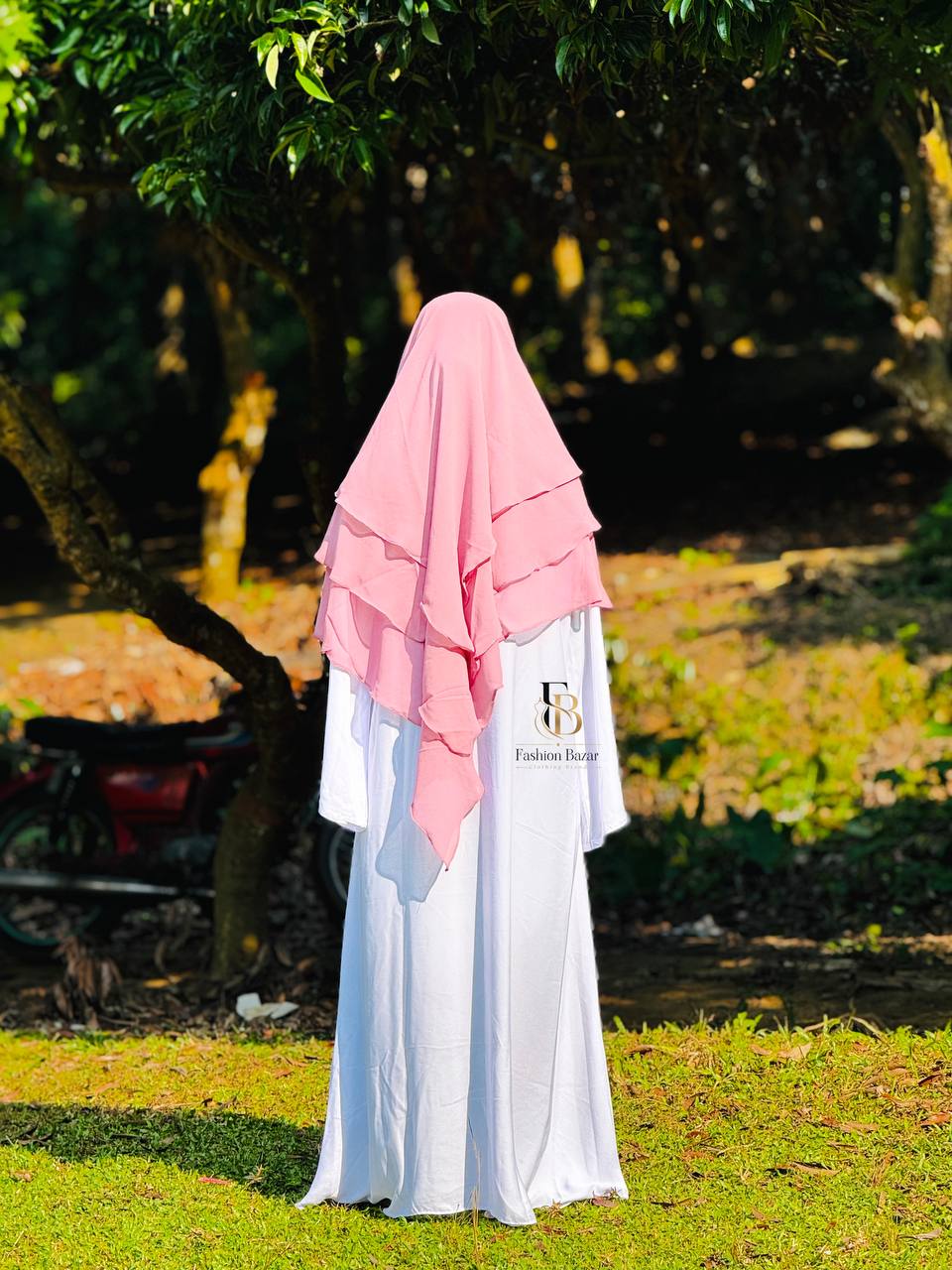 3 Layer Ready Hijab-LRH09 - Image 2